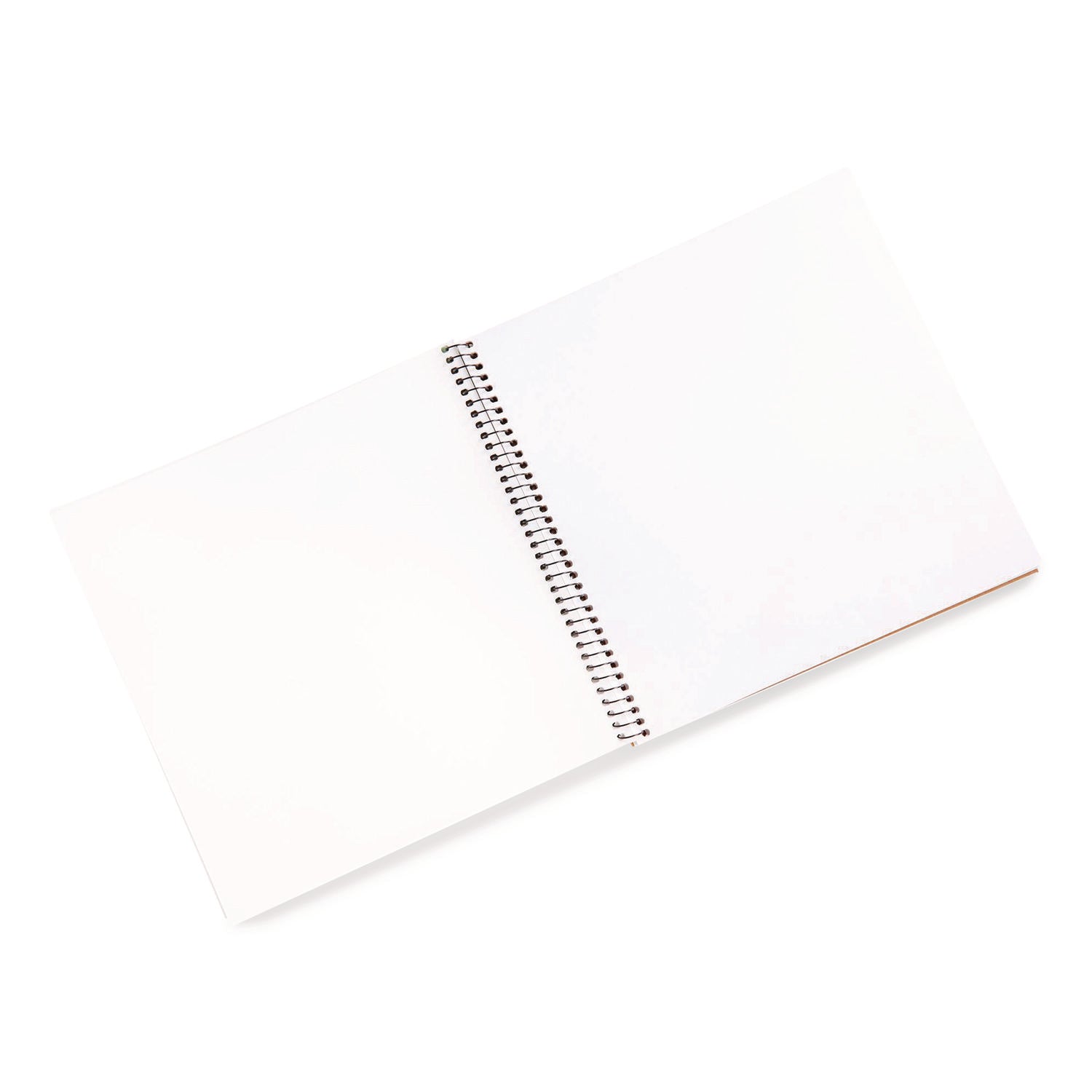 Animal Animations Wirebound Sketchpad, Unruled, Gold/Green Cover, 40 White 9 x 9 Sheets
