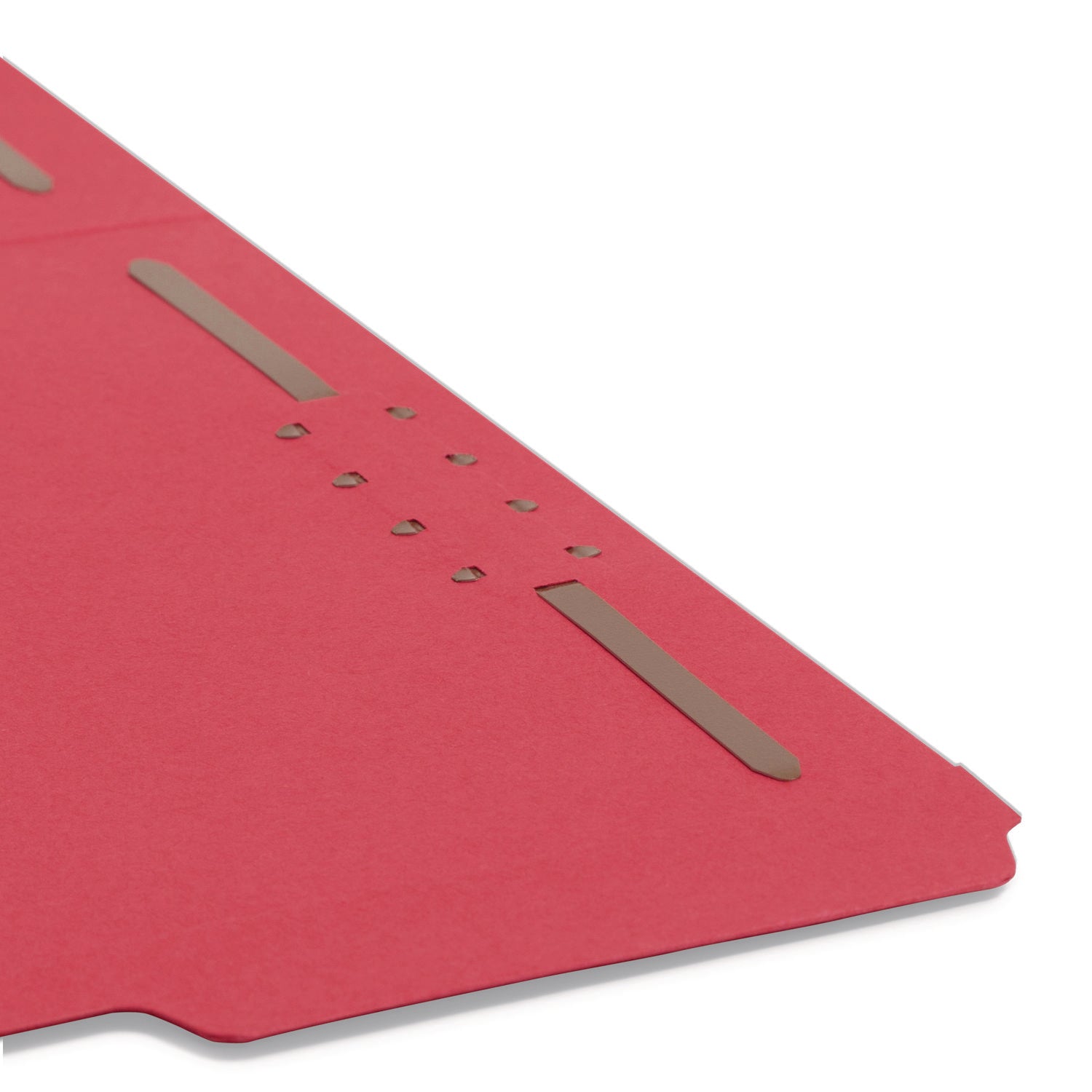 Top Tab Colored Fastener Folders, 0.75" Expansion, 2 Fasteners, Letter Size, Assorted Colors, 50/Box