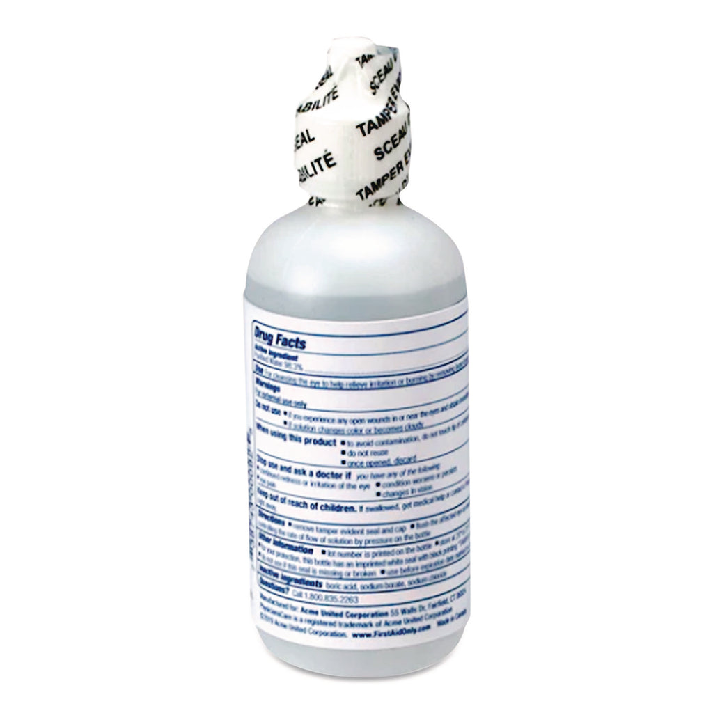 First Aid Refill Components Disposable Eye Wash, 4 oz Bottle