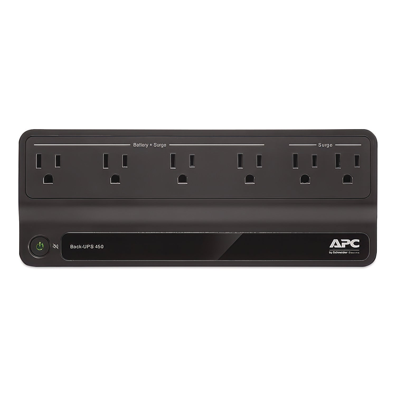BN450M Back-UPS 450 VA Battery Backup System, 6 Outlets, 450 VA, 180 J