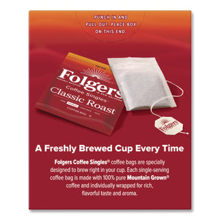 Coffee Filter Packs, Classic Roast, 0.16 oz, 19/Pack