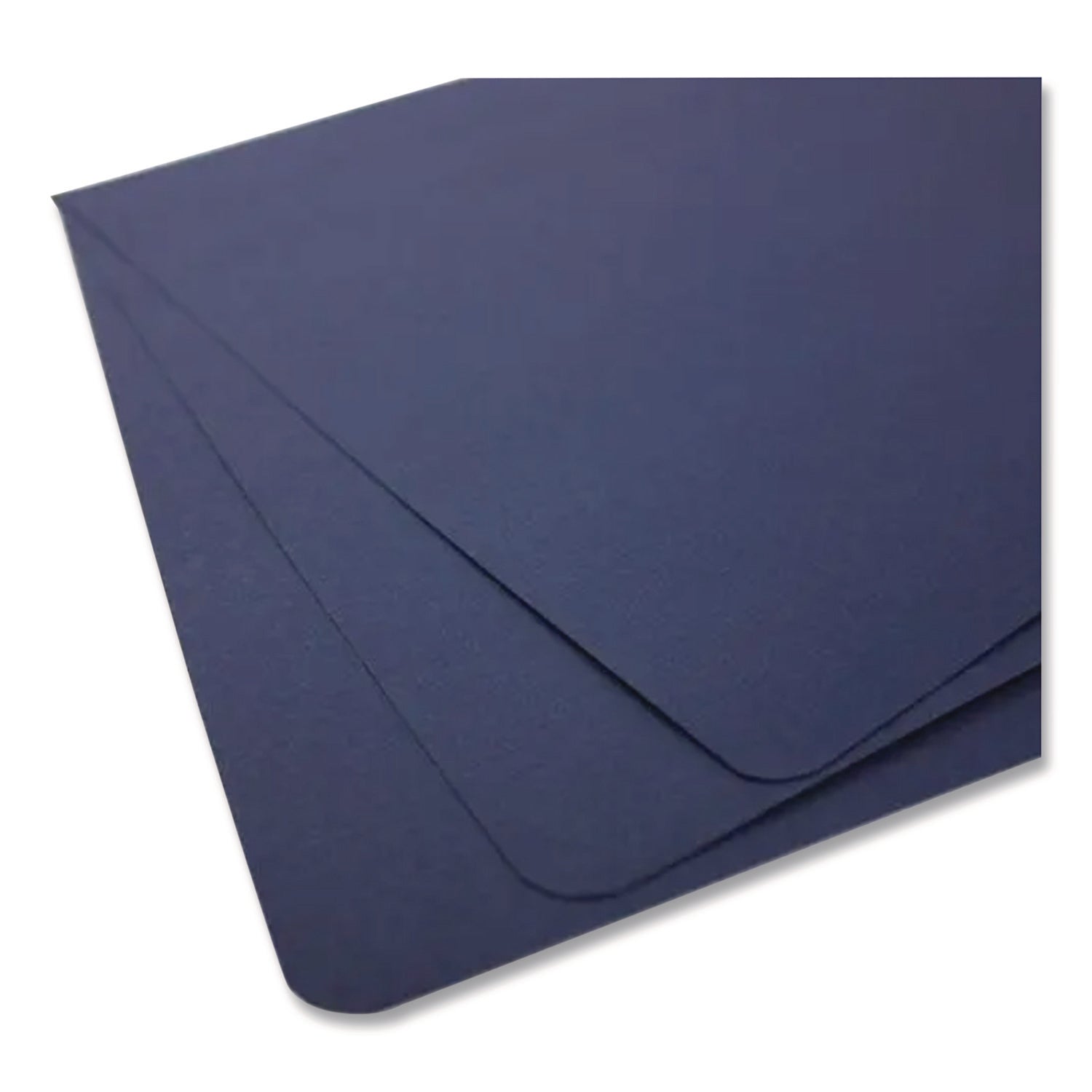 GBC Designer Letter Presentation Cover - 8 3/4" x 11 1/4" - Poly - Navy - 25 / Pack