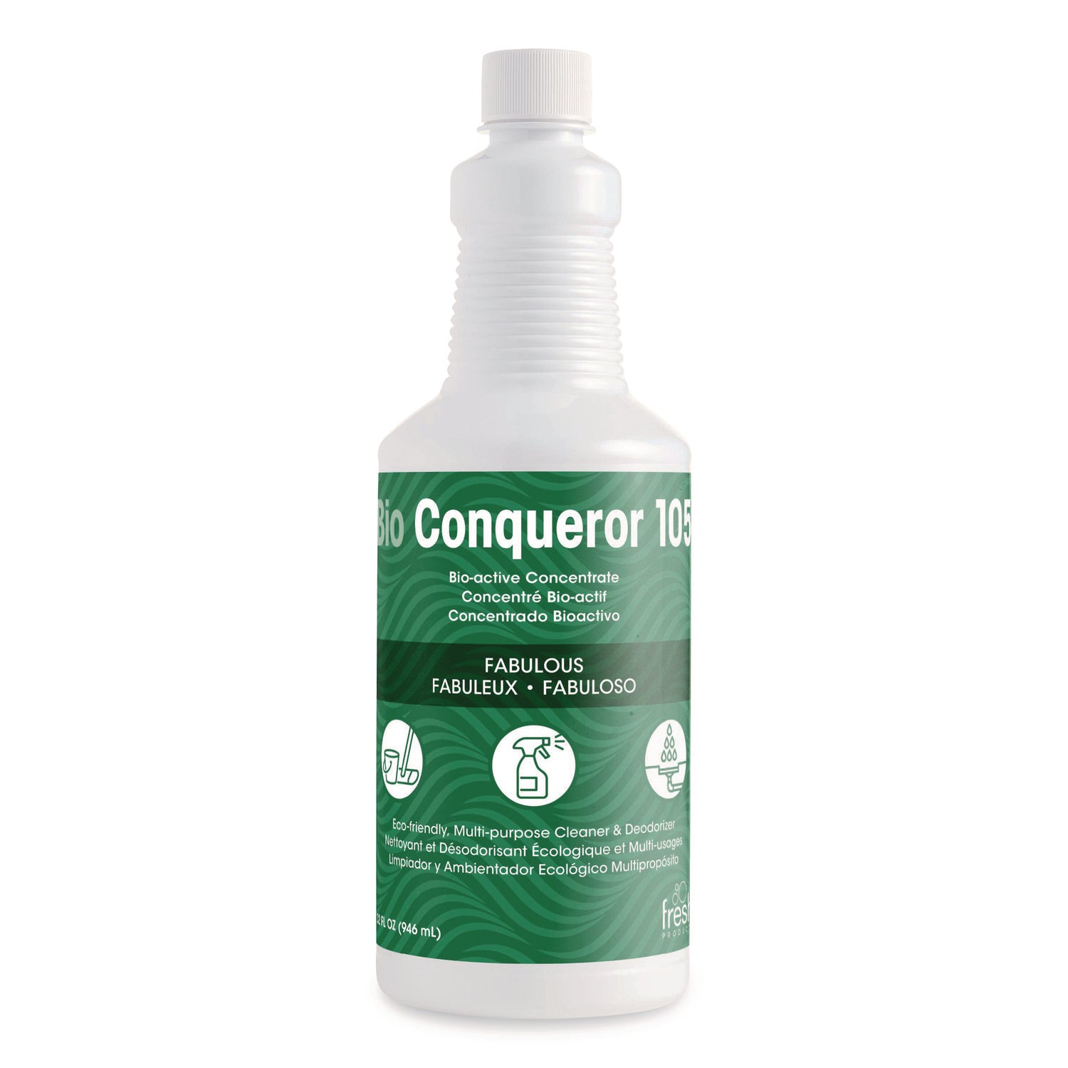 Terminator All-Purpose Cleaner/Deodorizer, Fabulous, 32 oz Bottles, 12/Carton