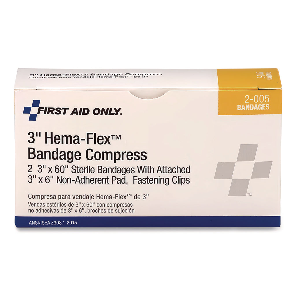 Compress Bandages, 3 x 2, 2/Box