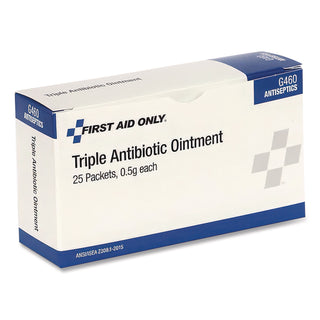 Triple Antibiotic Ointment, 0.03 oz Packet, 25/Box