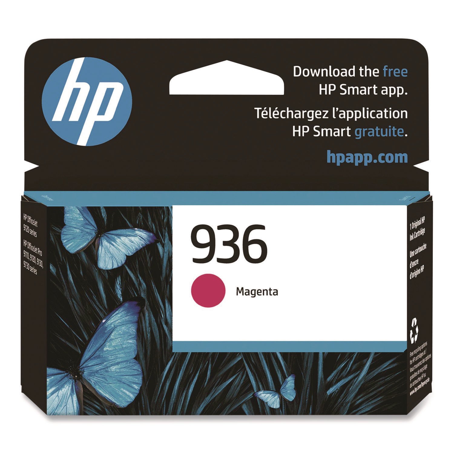 HP 936 Original Inkjet Ink Cartridge - Magenta Pack