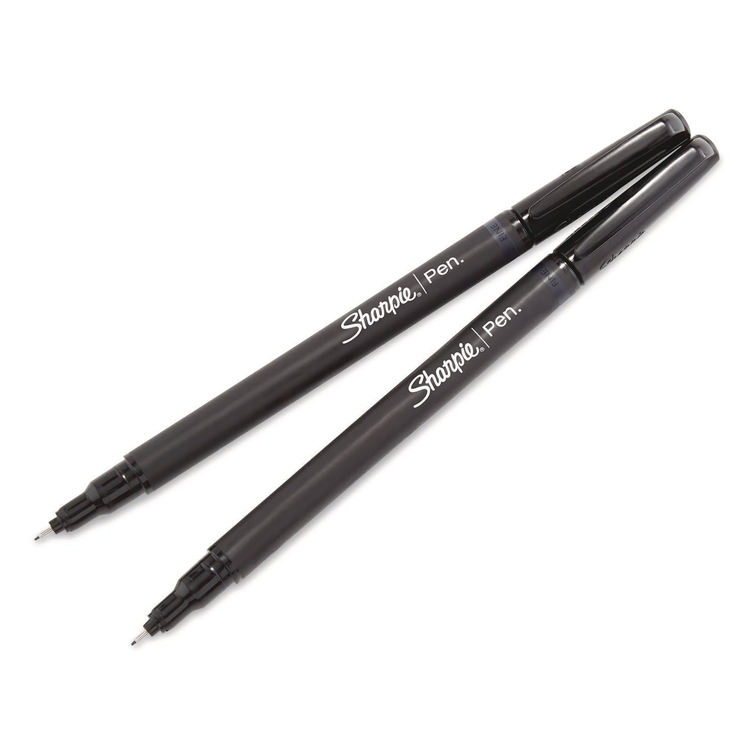 Sharpie Fine Point Pen - Fine Pen Point - Black - 2/Pack