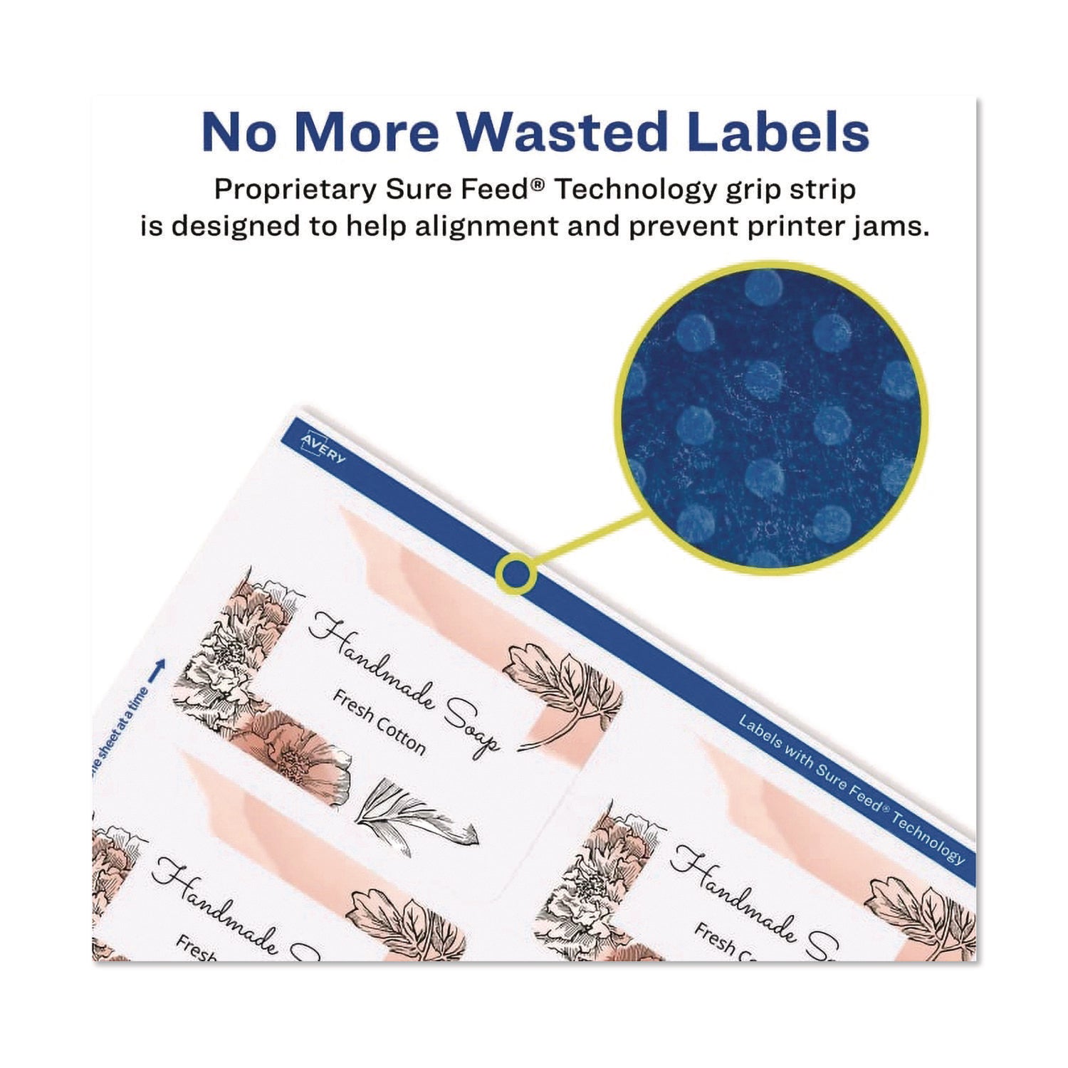 Avery Glossy White Labels, 2" x 3" , 80 Labels (22890) - 2" Height x 3" Width - Permanent Adhesive - Rectangle - Gloss White - 8 / Sheet - 80 / Pack - Jam-free, Stick & Stay, Smudge Proof, Foldable