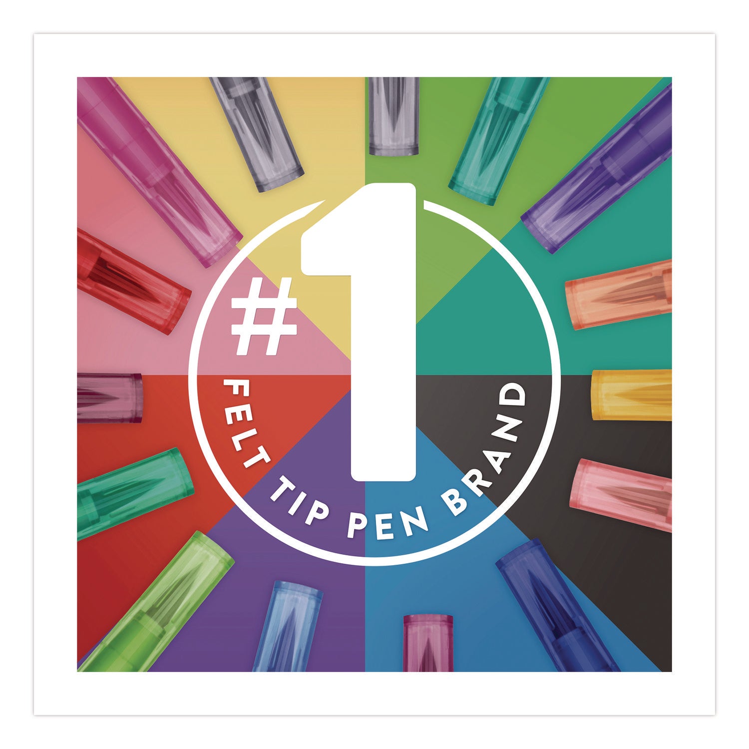 Paper Mate Flair Duo Pens - Medium Pen Point - 0.7 mm Pen Point Size - Assorted - 8 / Pack