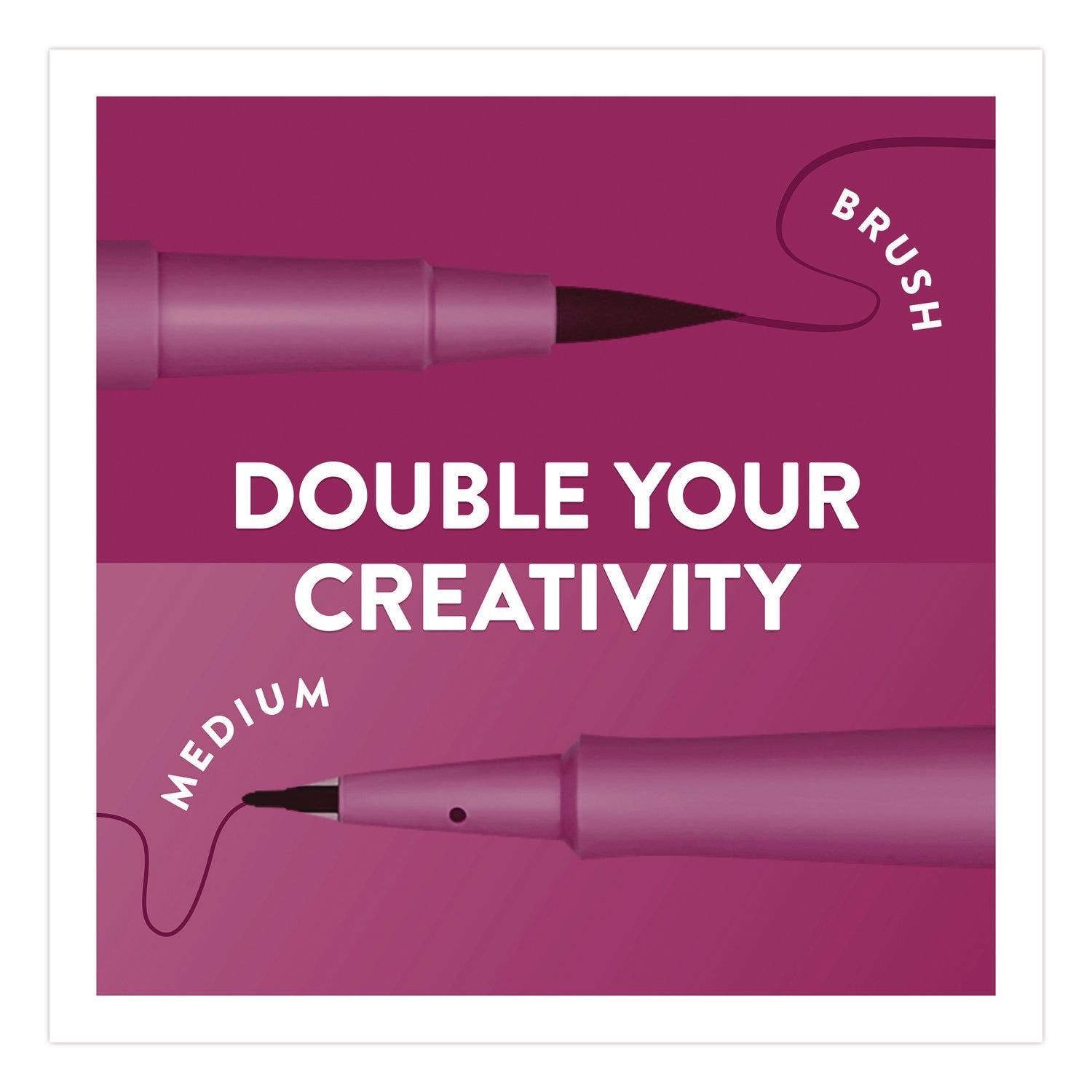 Paper Mate Flair Duo Pens - Medium Pen Point - 0.7 mm Pen Point Size - Assorted - 8 / Pack