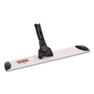 Executive Microfiber Single-Sided Flat Mop Frame, 3.5 W, 17 L, Black/Silver