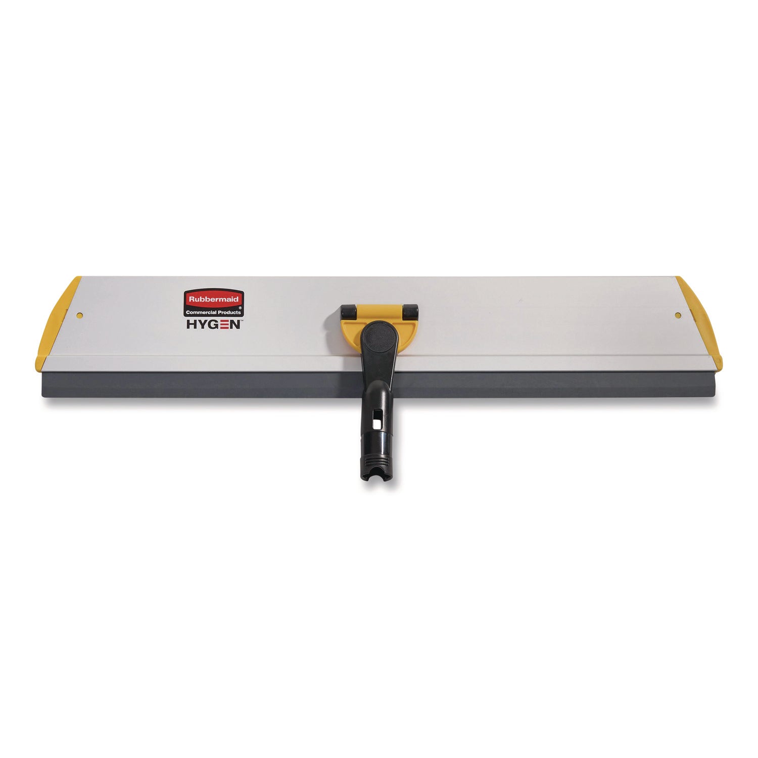 HYGEN Quick Connect S-S Frame, Squeegee, 24w x 4 1/2d, Aluminum, Yellow
