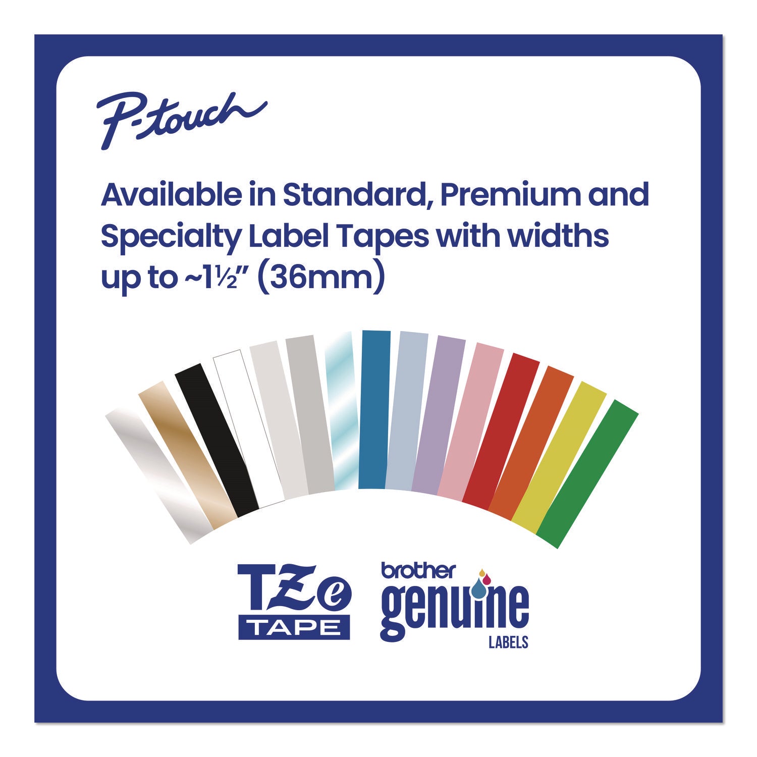 TZe Extra-Strength Adhesive Laminated Labeling Tape, 0.47" x 26.2 ft, Black on White