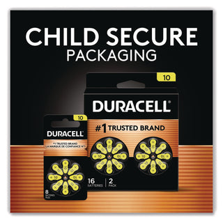 Hearing Aid Battery, #10, 16/Pack