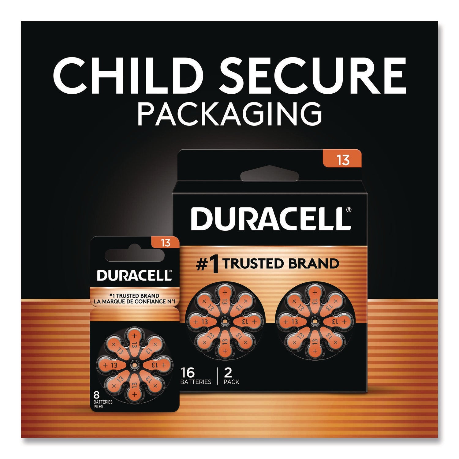 Hearing Aid Battery, #13, 16/Pack