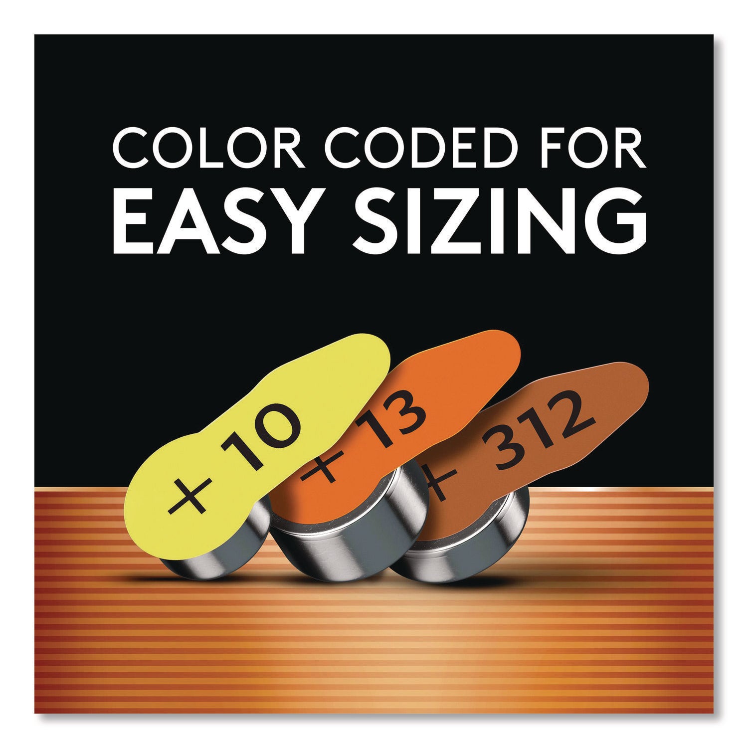 Hearing Aid Battery, #312, 16/Pack