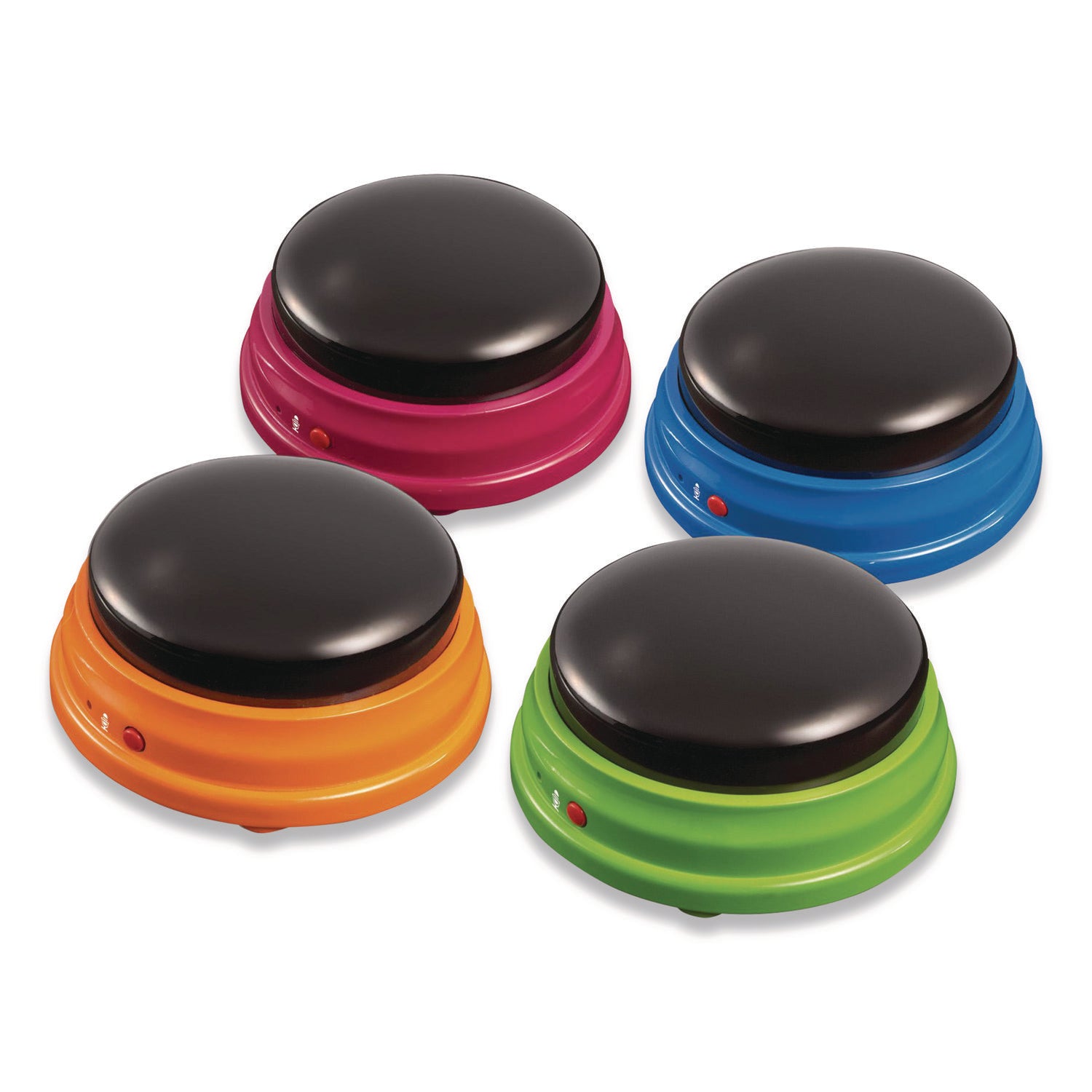 Learning Resources Recordable Answer Buzzers - Theme/Subject: Learning - Skill Learning: Sound, Game - 4 Pieces - 3+ - 4 / Pack
