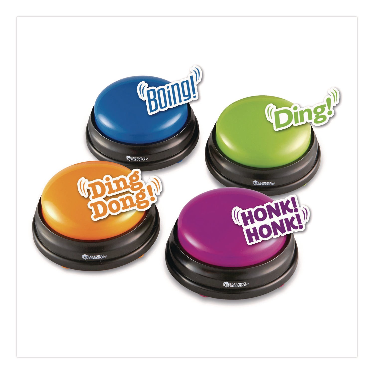 Learning Resources Answer Buzzers Set - Theme/Subject: Learning - Skill Learning: Game - 3+ - 4 / Pack