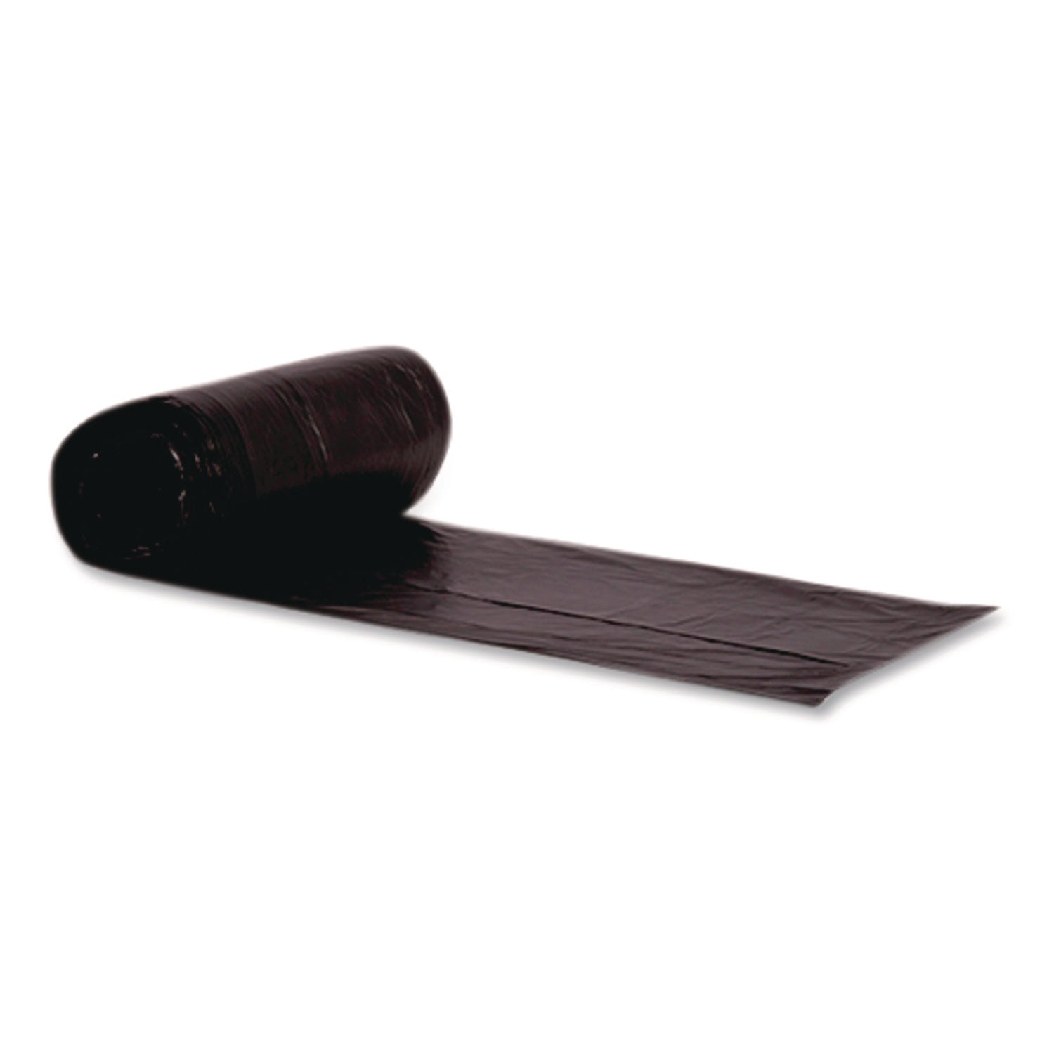 Linear Low-Density Can Liners, 60 Gal, 1.2 Mil, 44 X 56, Black, 100/carton