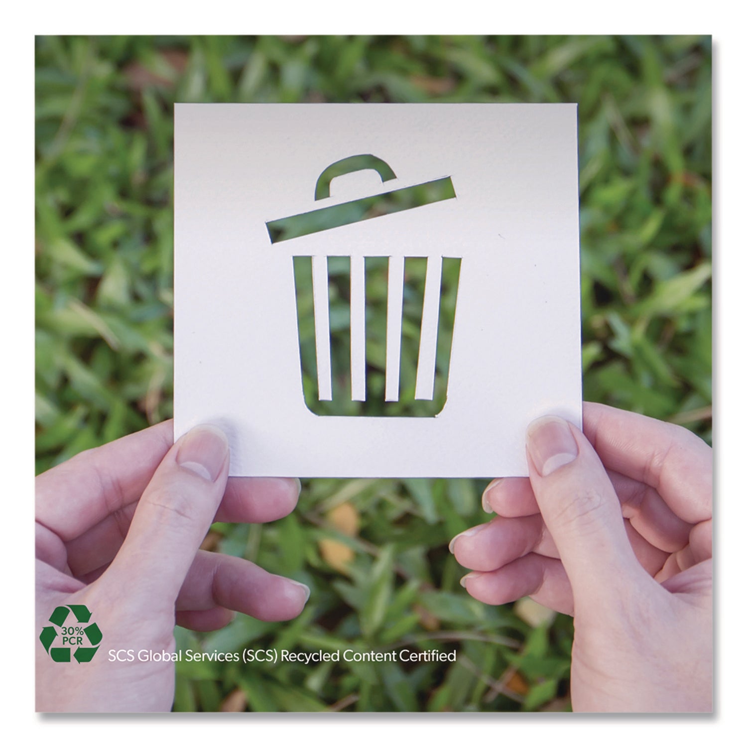 Biotuf Compostable Can Liners, 32 gal, 1 mil, 34" x 48", Green, 20 Bags/Roll, 5 Rolls/Carton