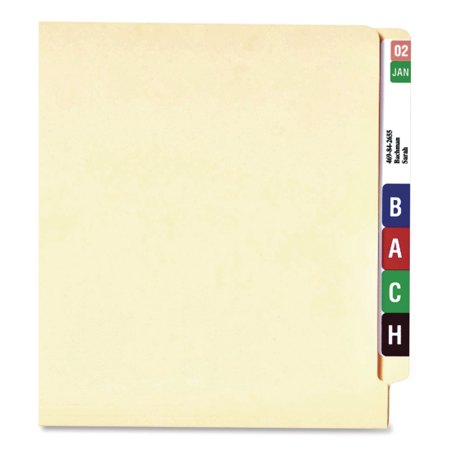 Color-Coded Smartstrip Refill Label Forms, Laser Printer, Assorted, 1.5 x 7.5, White, 250/Pack