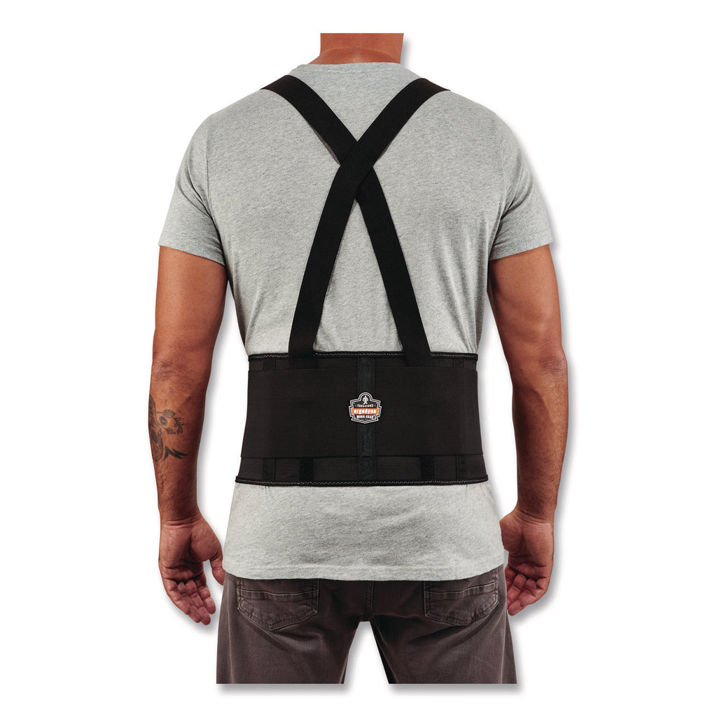 ProFlex 1650 Economy Elastic Back Support Brace, Large, 34" to 38" Waist, Black, Ships in 1-3 Business Days
