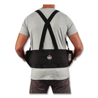 ProFlex 1650 Economy Elastic Back Support Brace, Large, 34" to 38" Waist, Black, Ships in 1-3 Business Days