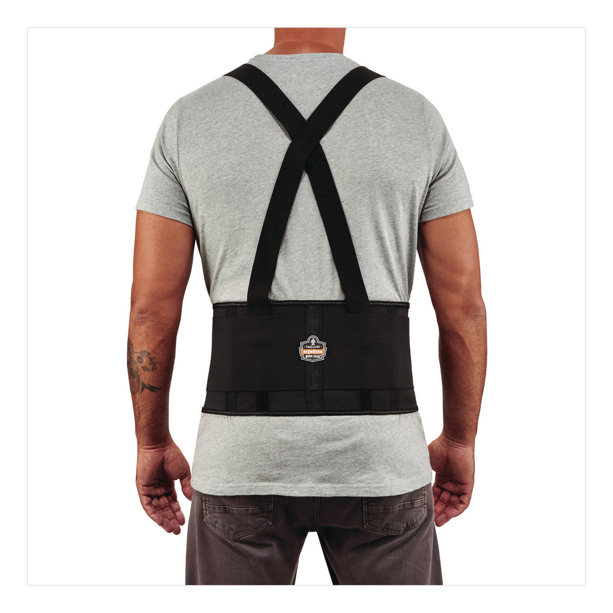 ProFlex 1650 Economy Elastic Back Support Brace, 2X-Large, 42" to 46" Waist, Black, Ships in 1-3 Business Days