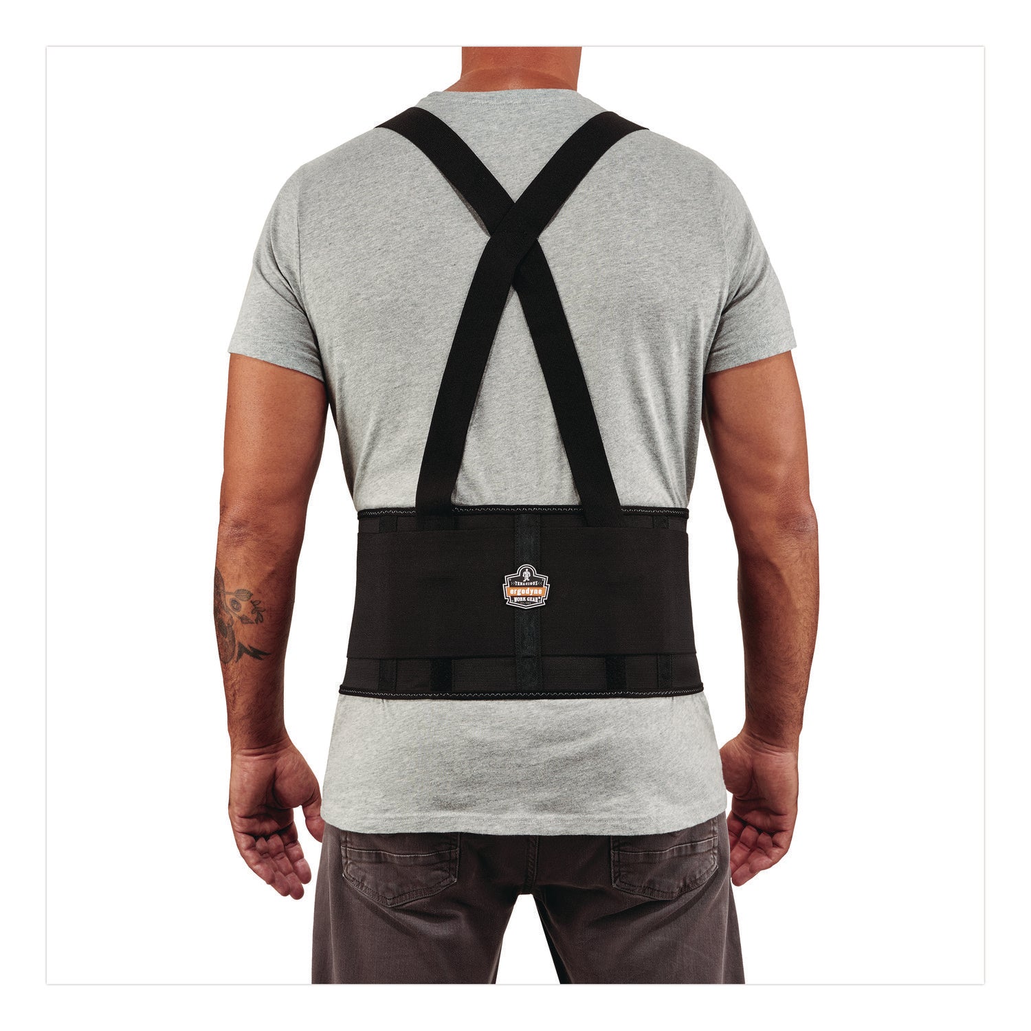 ProFlex 1650 Economy Elastic Back Support Brace, 2X-Large, 42" to 46" Waist, Black, Ships in 1-3 Business Days