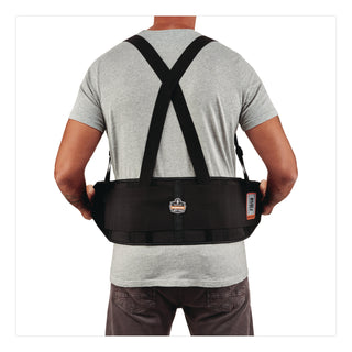 ProFlex 1650 Economy Elastic Back Support Brace, 2X-Large, 42" to 46" Waist, Black, Ships in 1-3 Business Days