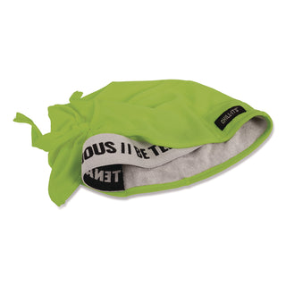 Chill-Its 6615 High-Perform Bandana Doo Rag with Terry Cloth Sweatband, One Size Fits Most, Lime, Ships in 1-3 Business Days