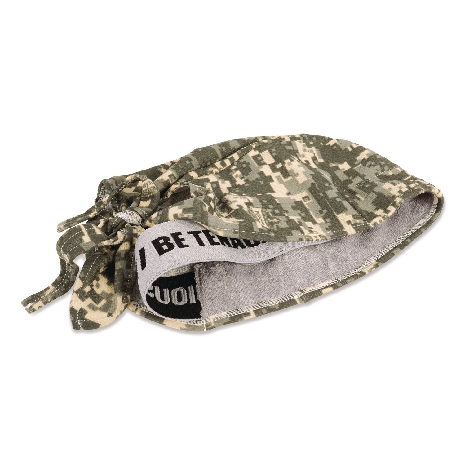 Chill-Its 6615 High-Perform Bandana Doo Rag with Terry Cloth Sweatband, One Size Fits Most, Camo, Ships in 1-3 Business Days
