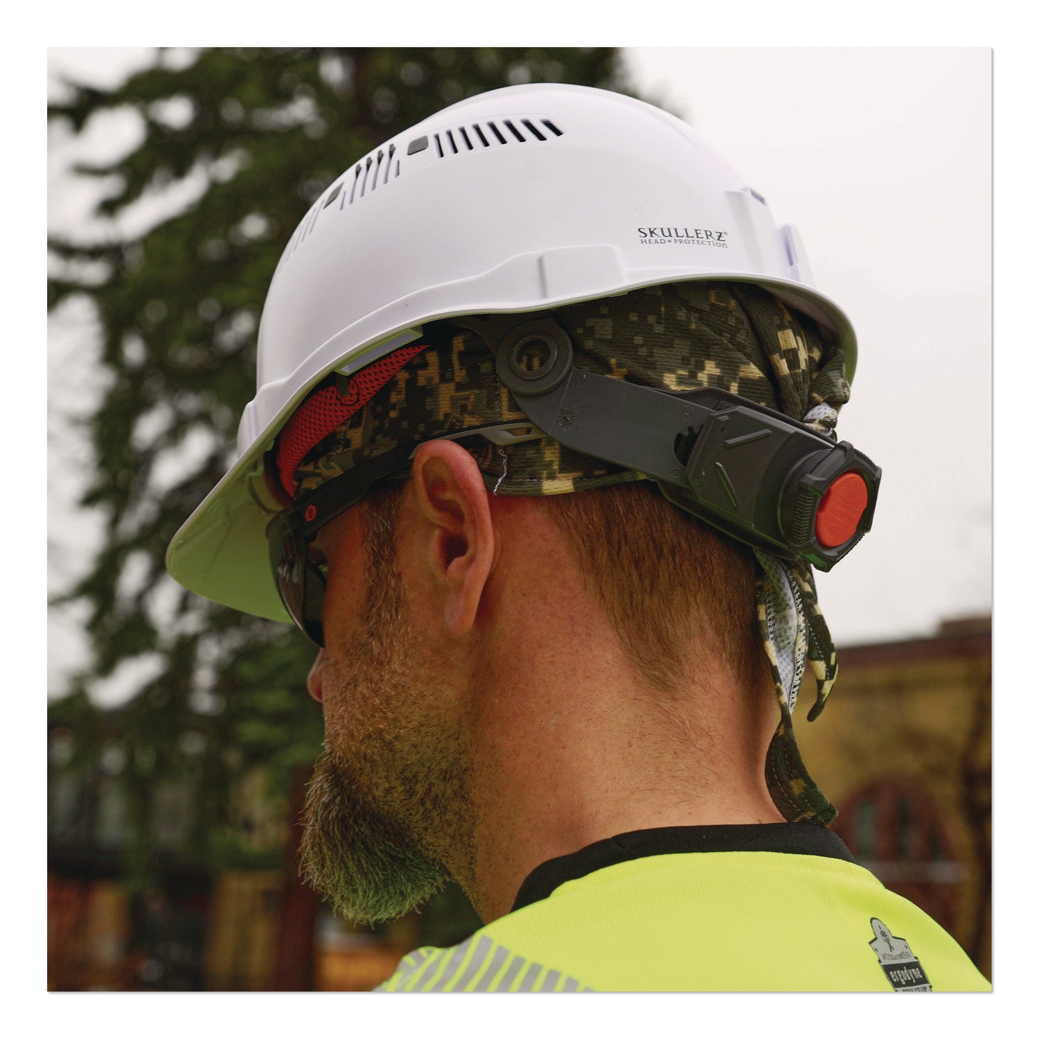 Chill-Its 6615 High-Perform Bandana Doo Rag with Terry Cloth Sweatband, One Size Fits Most, Camo, Ships in 1-3 Business Days