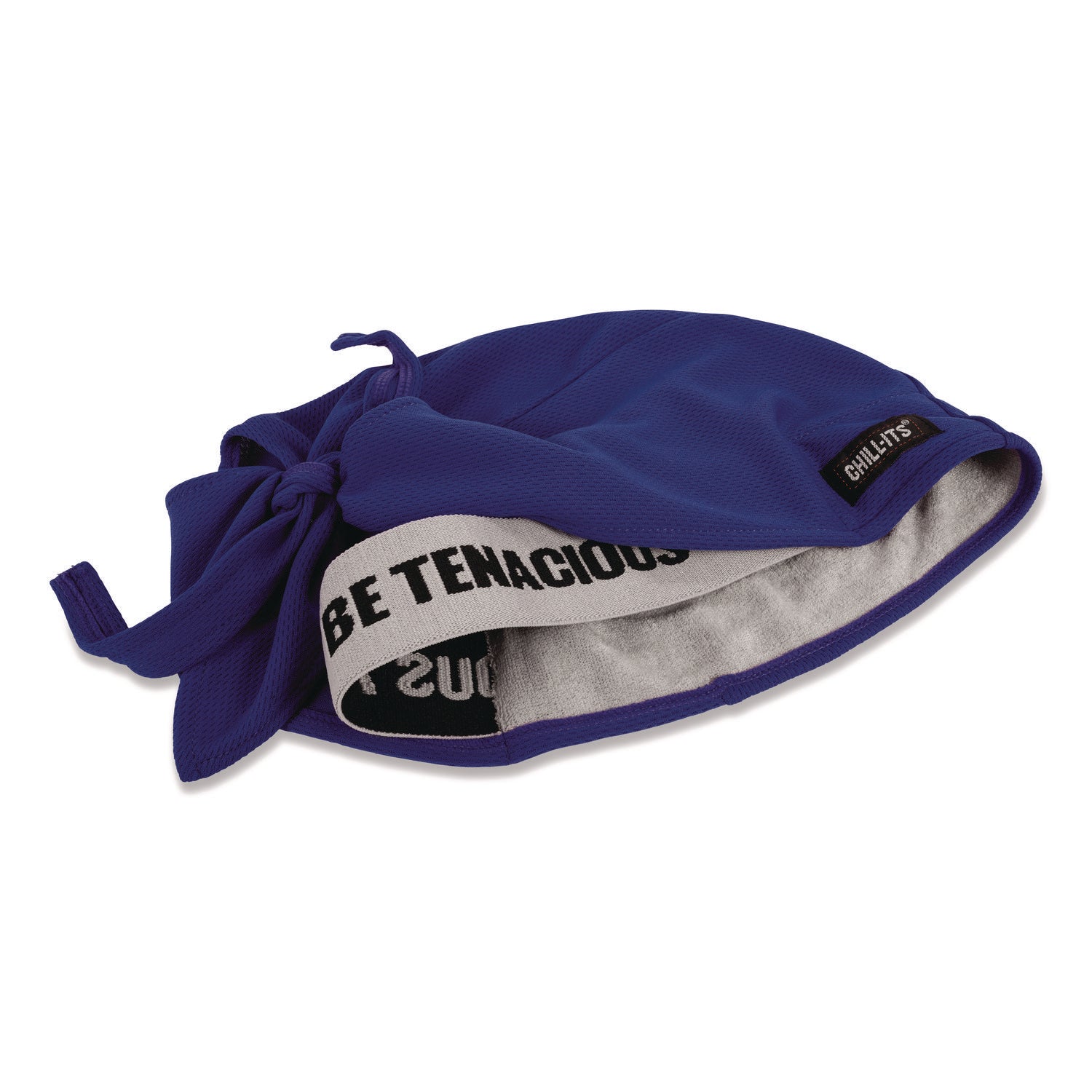 Chill-Its 6615 High-Perform Bandana Doo Rag with Terry Cloth Sweatband, One Size Fits Most, Blue, Ships in 1-3 Business Days