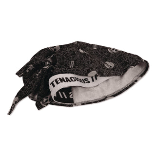 Chill-Its 6615 High-Performance Bandana Doo Rag with Terry Cloth Sweatband, One Size, Skulls, Ships in 1-3 Business Days