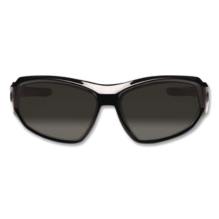 Skullerz Loki Safety Glasses/Goggles, Black Frame/Smoke Lens, Nylon/Polycarb