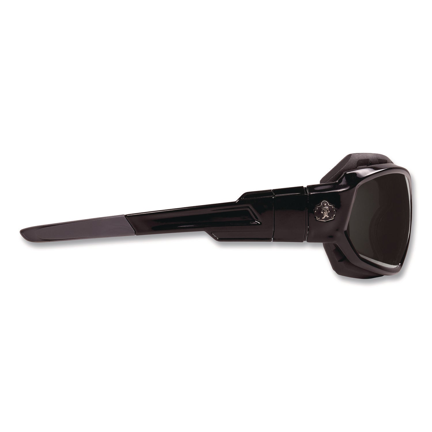 Skullerz Loki Safety Glasses/Goggles, Black Frame/Smoke Lens, Nylon/Polycarb