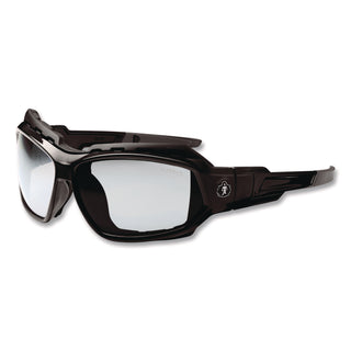 Skullerz Loki Safety Glasses/Goggles, Black Frame/In/Outdoor Lens, Nylon/Polycarb