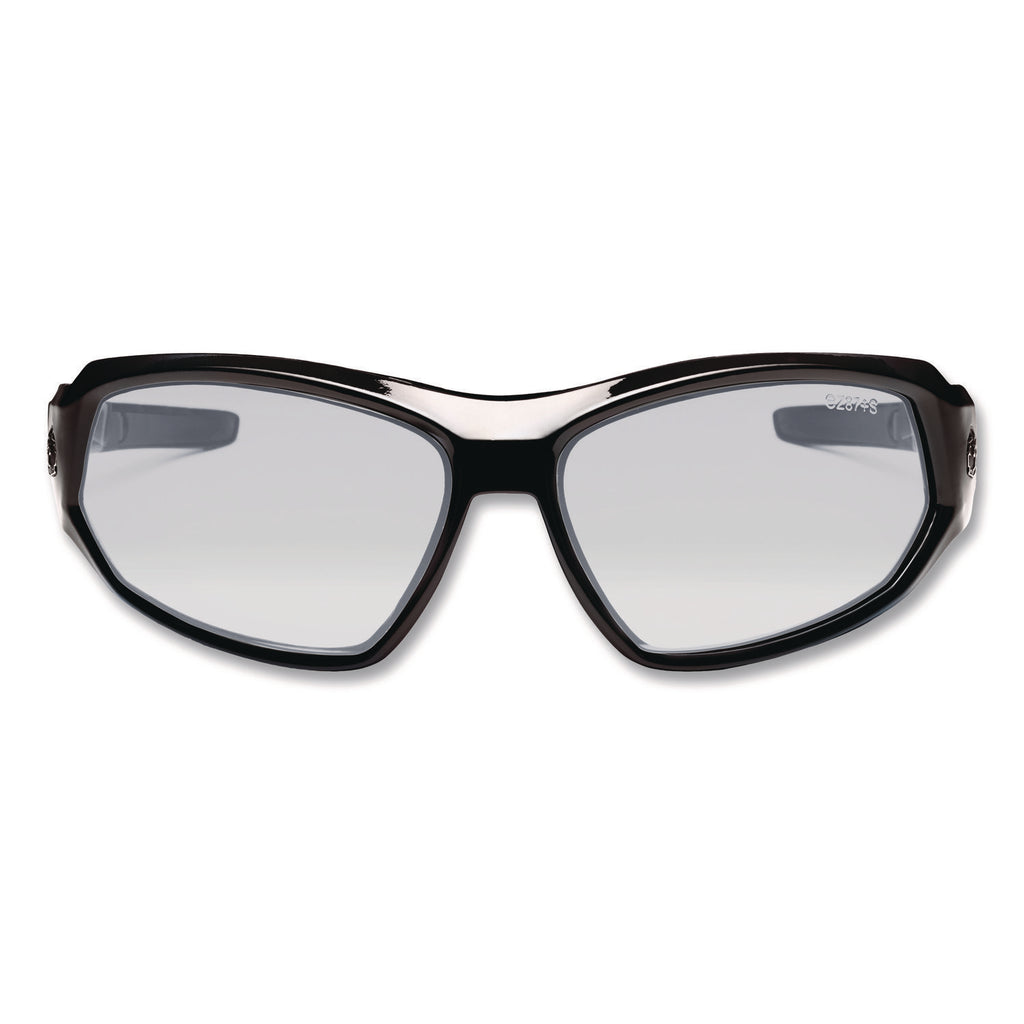 Skullerz Loki Safety Glasses/Goggles, Black Frame/In/Outdoor Lens, Nylon/Polycarb