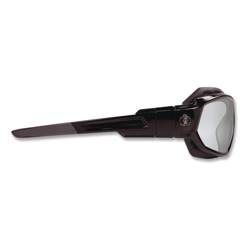 Skullerz Loki Safety Glasses/Goggles, Black Frame/In/Outdoor Lens, Nylon/Polycarb