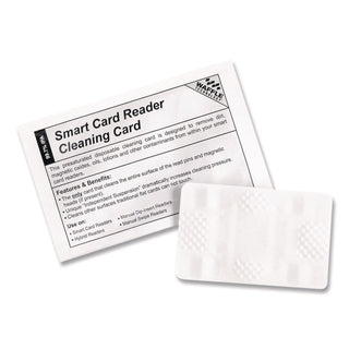 Magnetic Card Reader Cleaning Cards, 2.1" x 3.35", 50/Carton