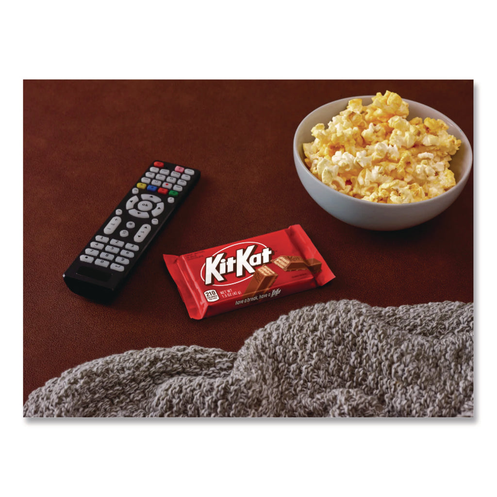 Wafer Bar with Milk Chocolate, 1.5 oz Bar, 36 Bars/Box, Ships in 1-3 Business Days