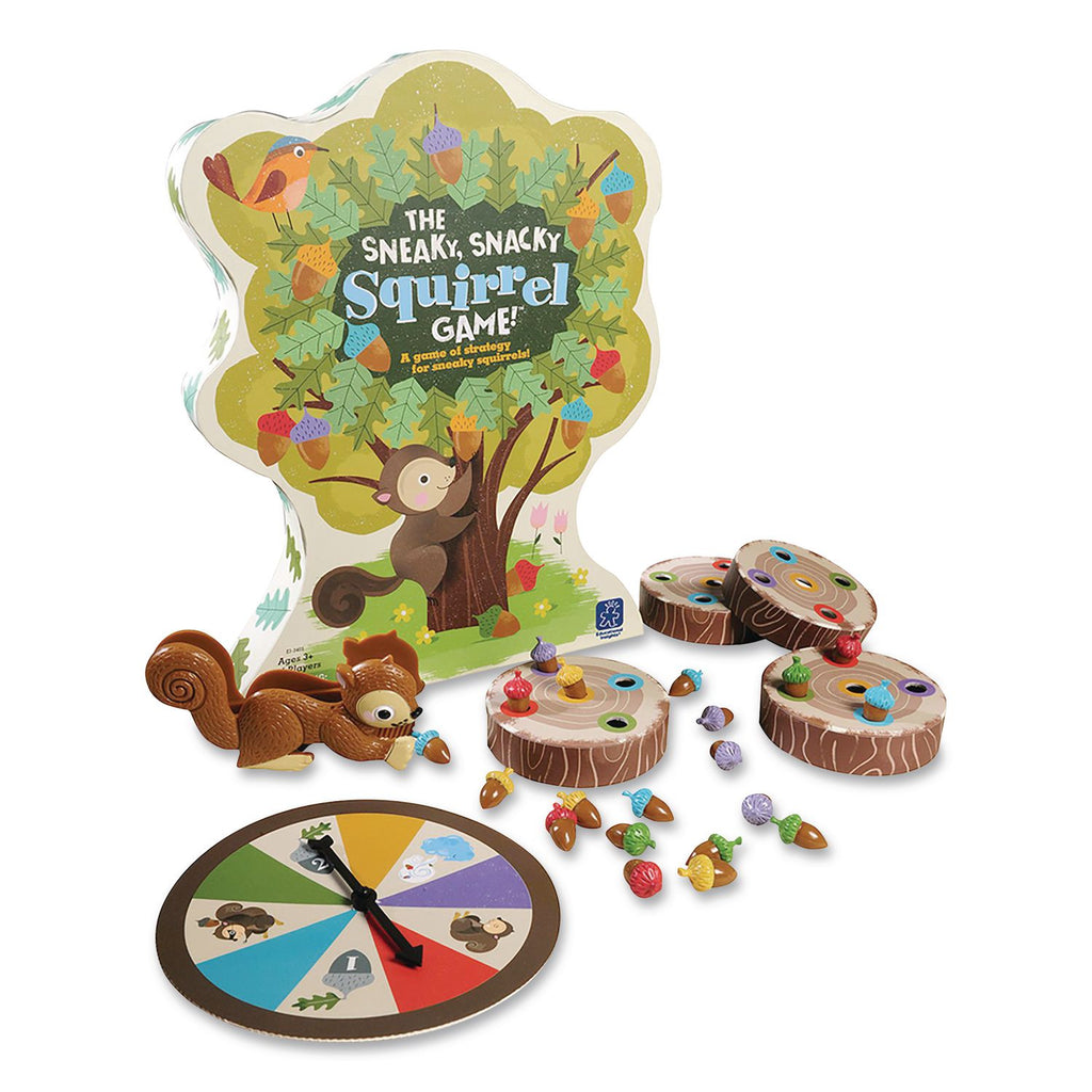 Educational Insights Sneaky Snacky Squirrel Game - Theme/Subject: Animal - Skill Learning: Eye-hand Coordination, Sorting, Matching, Strategic Thinking, Fine Motor, Handwriting - 3-5 Year
