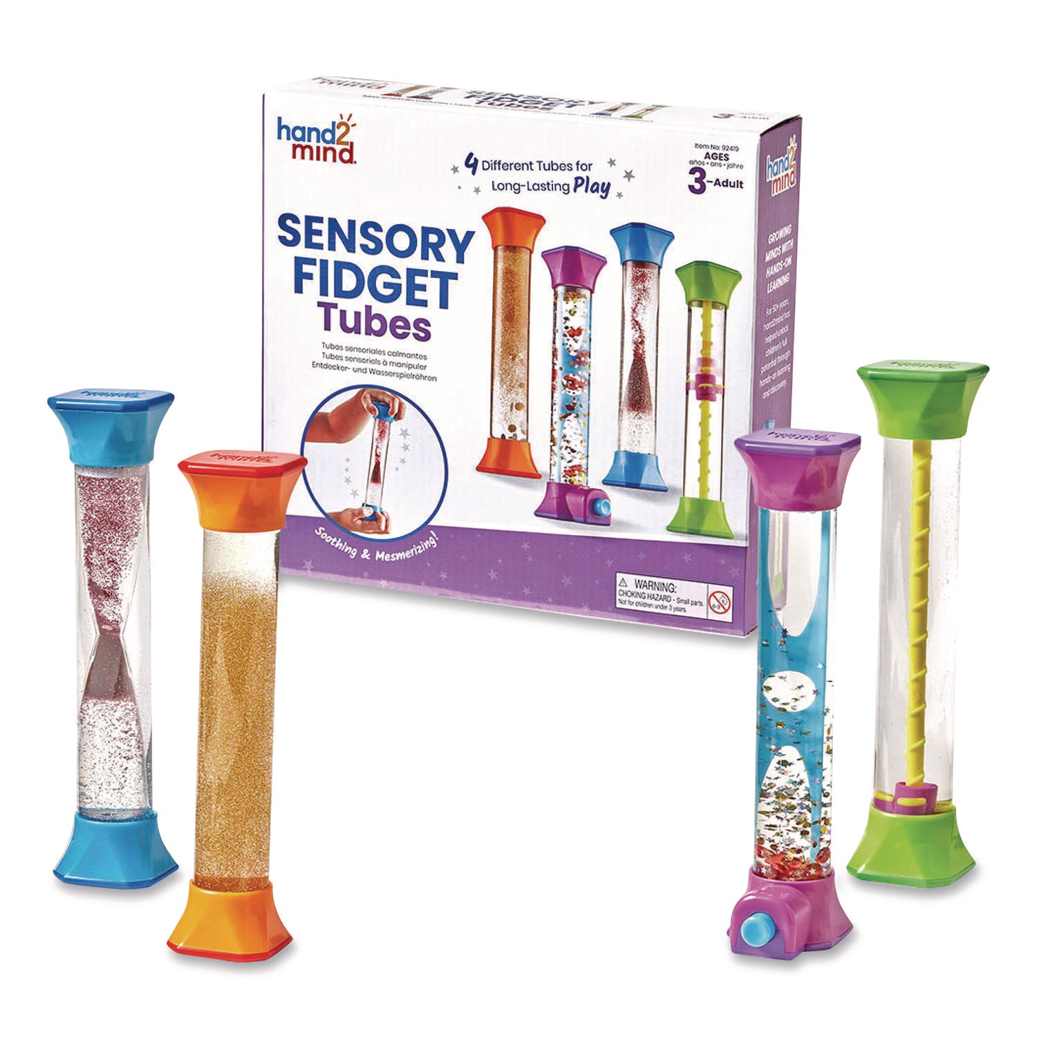 Learning Resources Sensory Fidget Tubes - Multi