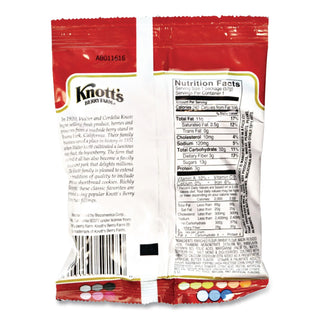 Premium Berry Jam Shortbread Cookies, Raspberry, 2 oz Pack, 36/Carton