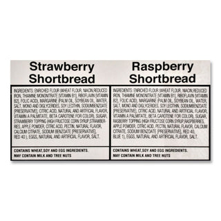Premium Berry Jam Shortbread Cookies, Raspberry and Strawberry Variety, 2 oz Pack, 36 Packs/Carton