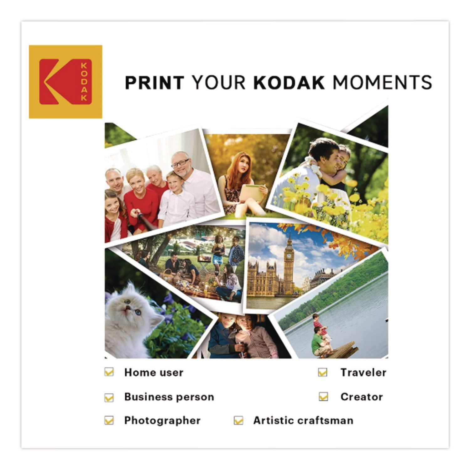 Photo Paper, 8 mil, 4 x 6, Glossy White, 100/Pack
