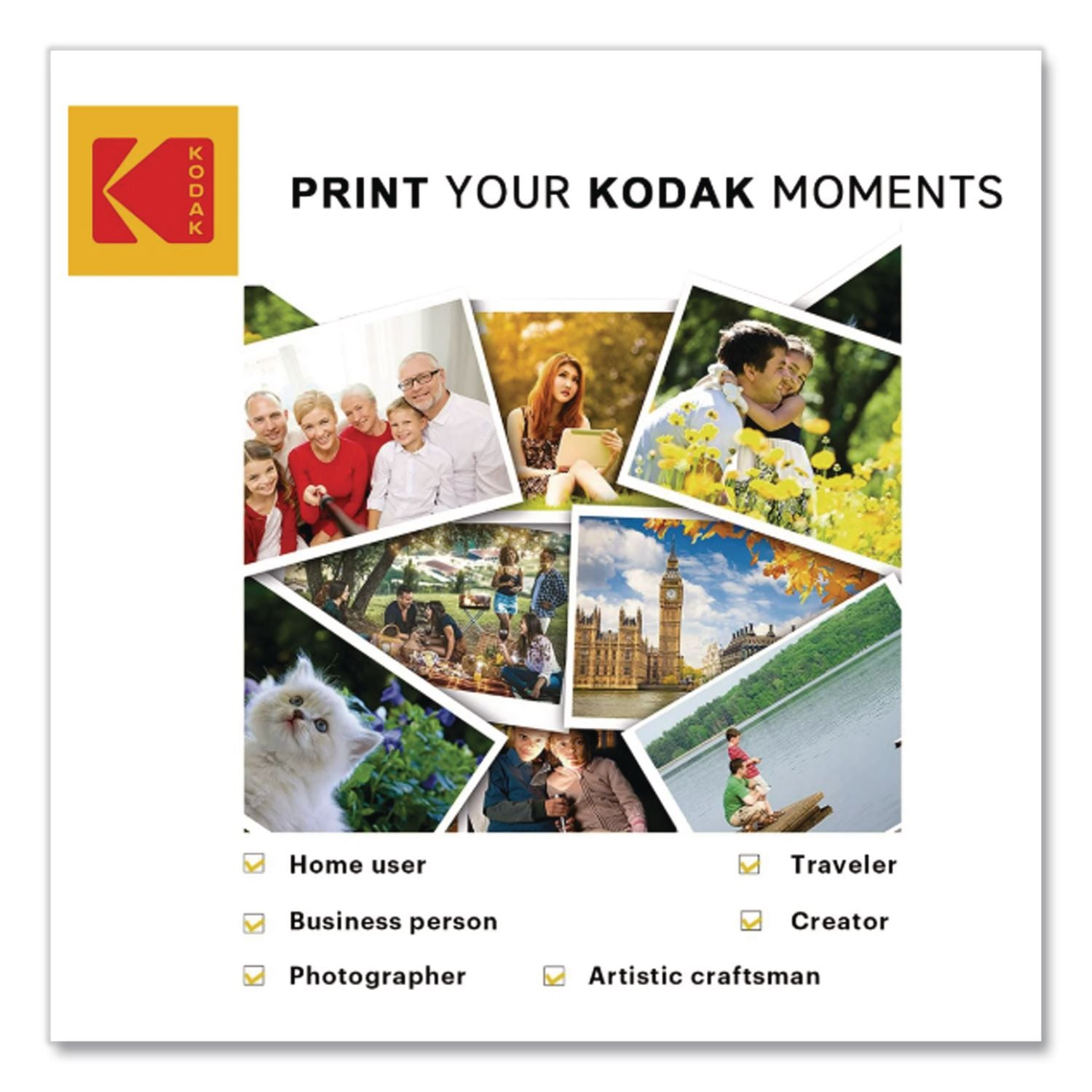 Photo Paper, 8 mil, 8.5 x 11, Glossy White, 50/Pack