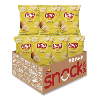 Regular Potato Chips, 1.5 oz Bag, 64/Carton