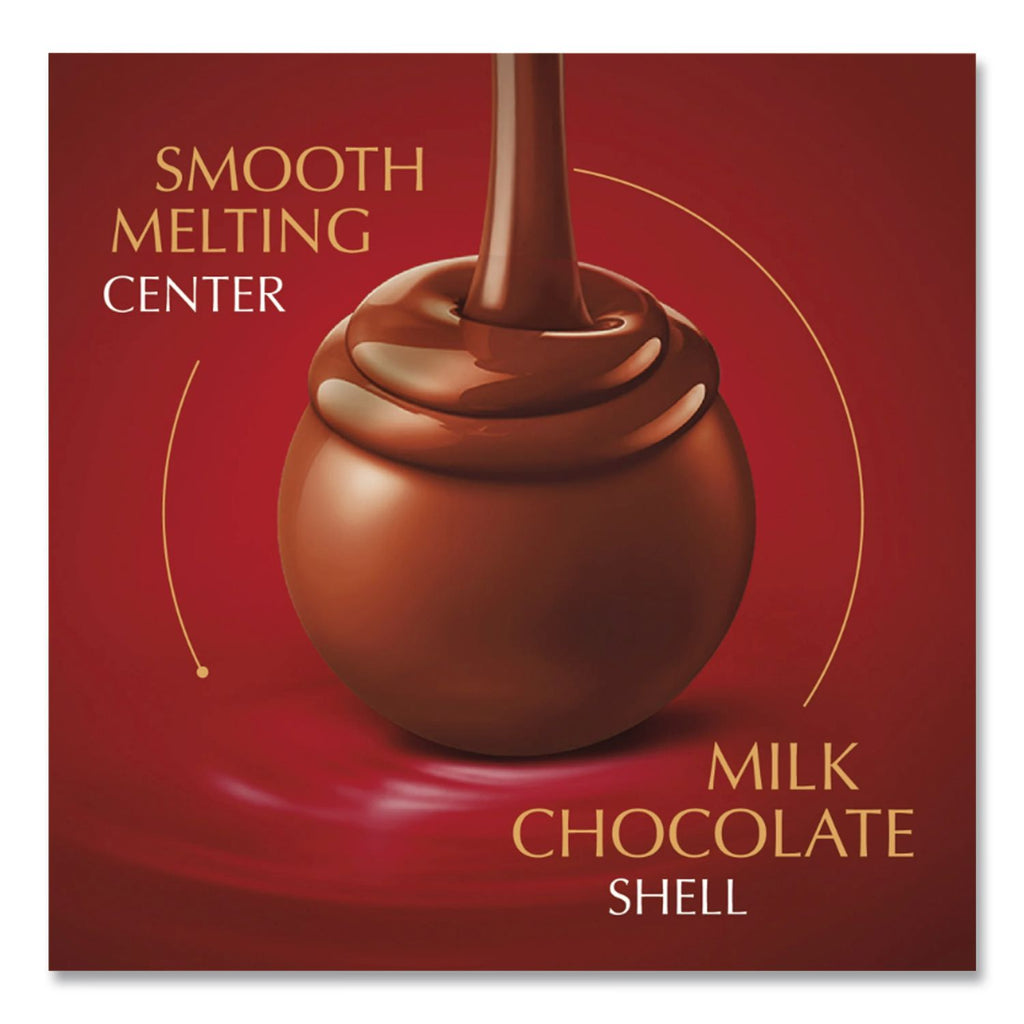 Lindor Milk Chocolate Truffles, 25.4 oz Box, 60/Box